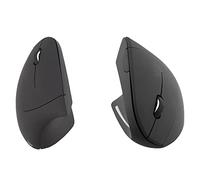 T'nB Left - Souris Ergonomique Gaucher, Verticale et sans Fil | 6 Boutons, Réglage DPI, Mise En Veille Automatique et Bouton ON/OFF, Design Noir pour Une Navigation Confortable