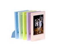 TNB LENSY - Cadre photo plastique x 5 - violet, rose, jaune, vert et bleu