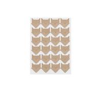 Pack de 96 coins photo adhésifs kraft T'n'b Lensy Marron