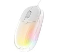 Souris T'nB SA T'nB LUMY - Souris - optique - 2 boutons - filaire - USB - blanc