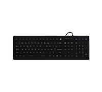 T'nB Medic - Clavier - IP68, médical - rétroéclairé - USB - AZERTY - Français - noir