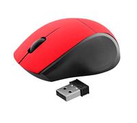 T'nB Mini Miny - Souris sans Fil Ultra Compacte, Connexion USB par Dongle | Plug & Play Sans Installation, Veille Automatique, Pile AAA Incluse, Confort d'Utilisation, Format Ultra Compact, Rouge