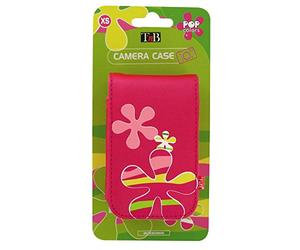 T'nB MLDC039656 Pop Colors XS Etui pour Appareil photo Rose fleurs Rose