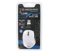 T'nB MM240 USB Optique 1600DPI Blanc Souris - Souris (Optique, USB, 1600 DPI, Blanc)