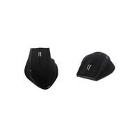 T'nB - ErgoLine Souris sans Fil Ergonomique Droitier, Connexion sans Fil RF 2,4 GHz, Clics Silencieux, 6 Boutons avec Suivant Précédent, Capteur 800 À 1600 DPI, Compatible Windows Mac Linux - Noir