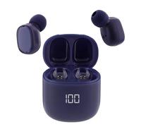 T'nB Écouteurs intra-auriculaires Onyx – Bluetooth 5.2, 24 h autonomie, USB-C – Bleu