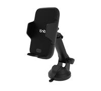 T'nB - Pack 3 en 1 avec Chargeur, Câble et Support Motorisé Multi-Surfaces, Ouverture Automatique, Alimentation Allume-Cigares, Bras Télescopique, Rotation 360°, Compatibilité Smartphones jusqu'à 7 Po