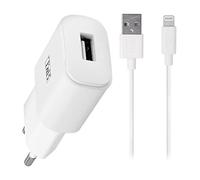 T'nB - Pack Chargeur Secteur Lightning, Charge Rapide 12W Certifié Apple