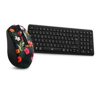 T'nB Pack Clavier et Souris sans Fil Rechargeables Bluetooth Multi-Appareils, Compatibles Windows/Mac