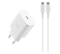 T'nB - Pack de Charge Secteur 1 USB-C 20W + câble USB-C Power Delivery - Blanc
