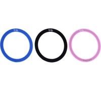 Tnb - Patch Magnétique Adhésives Magsafe X3 - Bleu/Noir/Rose