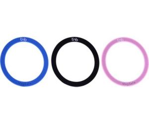 Tnb - Patch Magnétique Adhésives Magsafe X3 - Bleu/Noir/Rose