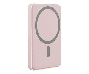 T'nB PBUMAG5PK banque d'alimentation électrique 5000 mAh Recharge sans fil Rose