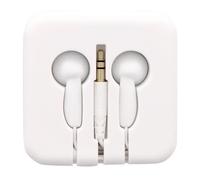 TNB POCKET Ecouteurs boutons avec étui enrouleur en silicone - Blanc
