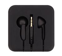 T'nB Pocket Ecouteurs Intra-Auriculaires avec Etui Enrouleur en Silicone pour Smartphone/Tablette Noir
