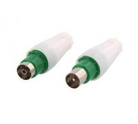 T'nb - PVMF - Prises antenne TV 9 mm mâle/Femelle