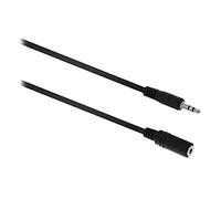 T'nB - Rallonge Jack 3,5 mm Mâle-Femelle, Câble Audio 5 m | Extension Audio 5 m pour Casque, Enceinte, Smartphone, Tablette, Autoradio, TV et Chaîne Hi-Fi