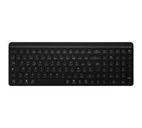 T'nB SILENT PRO - Clavier - ultra-quiet, rechargeable - compact - sans fil - Bluetooth, 2.4 GHz - AZERTY - Français - noir