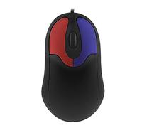T'nB - Souris Enfant pour Apprentissage, Clics Colorés, Toucher Doux Rubber, Filaire USB-A, Connexion Facile Plug & Play - Noir