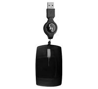 T'nB - Souris Filaire Compacte, Câble Rétractable et Rétroéclairage, Noir | Format Ultra Compact, 2 Boutons, Molette Cliquable, Câble Rétractable, Rétroéclairage Dessus et Côtés
