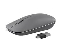 T'nB - Souris sans Fil Design Élégant, en Aluminium, Connexion Bluetooth USB-A Et USB-C, Haute Autonomie, Compatible Mac PC, Précision 2400 DPI - Gris