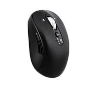 T'nB - Souris sans Fil Rechargeable, avec molette Double Fonction et débrayée, défilement latérale, Connexion Plug&Play, dongle USB-A, Excellente autonomie de 500 mAh - Noir