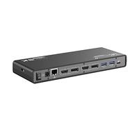 T'nB - Station d’Accueil Double Ecran 4K60Hz, 14 en 1, HDMI et DisplayPort, 4X USB-A 3.0, 2X USB-C 3.0, Compatible Windows, macOS, Linux, Android, Chrome OS