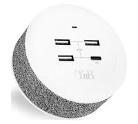 T'nB Station de charge 3 USB-A + 1 USB type-C 30W Iconiq