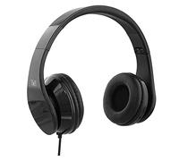 T'nB Casque filaire Collection Stream – Jack 3,5 mm pliable Noir 1,2 m