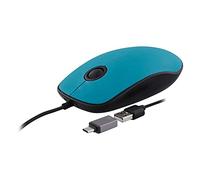 T'nB Sunset - Souris Filaire USB-A et USB-C - Bleu