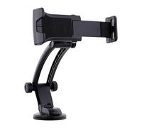 T'nB - Support mâchoire Ventouse pour Tablette et Smartphone, Multi-Surfaces, Adaptable à Vos Besoins - Noir