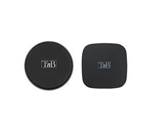 T'nB Support Magnétique - Support de Téléphone Magnétique, Ultra-Compact | Adhésif 3M Puissant, Fixation sur Tableau de Bord, Maintien Stable, Compatible avec Smartphones, Coloris Noir