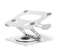 T'nB - Support Notebook Ajustable à 360° avec hub 6en1 détachable, iClick - Aluminium
