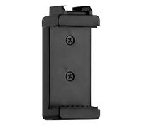 T'nB - Support Smartphone pour Trépied, Photos avec Micro ou Éclairage | 2 Pas de Vis pour Trépied ou Perche, Encoche pour Projecteur LED ou Micro, Noir