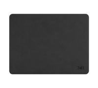 T'nB - Tapis de Souris Made in France en Véritable Cuir Recyclé - Noir