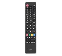 TNB Télécommande universelle 6 en 1 - Compatible TV / SAT / DVD / TNT / VCR / AUX - Noir