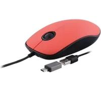 Tnb TNB Sunset - Maus mit USB-A und USB-C --Kabel - Rot