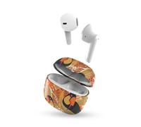 T'nB Écouteurs sans fil Exclusiv TOUCAN intra-auriculaires avec micro orange et jaune