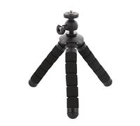 T'nB - Trépied Téléphone, Mini Trépied Flexible 3 en 1, Noir | Compatible avec Smartphone, Appareil Photo et Caméra Sport, Tête Interchangeable, Format Compact et Ultra Léger