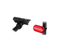 Eclairage avant + arrière pour vélo T'nB Urban Moov blanc / rouge