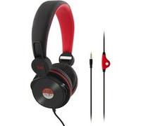 T'nB CSBCVINYLE casque Avec fil Arceau Noir, Rouge