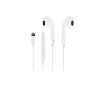 T'nB WAY - Ecouteurs avec micro - embout auriculaire - filaire - Lightning - blanc
