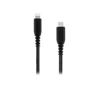 T'nB XCBLTC150: Câble Lightning vers USB-C 1.5m, 480 Mbit/s, Connecteurs Mâle Droit, Noir, Poids 43g (Lot de 6)