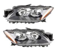 tnbru Auto Phare Assemblage Pour Mazda CX-7 CX7 2007-2014 Pare-chocs Avant Phare Phare Phare Lampe Frontale 2 Pièces Une Paire Phare Principal(1Pair halogen)