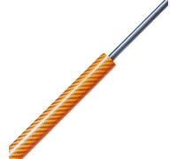 tnbru Capot Avant Ressort pour Jeep pour Grand pour Cherokee pour WK2 2010-2022 Qté (1) Capot Support Levage Capot Avant Ressort Gaz Amortisseur(Orange Carbon Fiber)