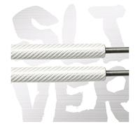 tnbru Capot Avant Ressort pour Nissan pour 350Z Z33 2002-2008 2p Style Voiture Avant Capot Vérins Amortisseur Gaz Supports Levage Absorbeur(Silver Carbon Fiber)