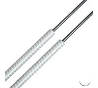 tnbru Capot Avant Ressort pour Nissan pour Armada 2016-2024 Qté (2) Vérins Capot Supports Levage Capot Avant Ressorts Gaz(Silver Carbon Fiber)