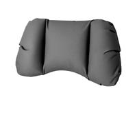 tnbru Housses Siège Auto Coussin Universel pour Appui-tête Voiture Oreiller Cou Siège Cuir Perforé Soutien Lombaire Respirant Lot Housses Siège Voiture(Black Lumbar Pillow)