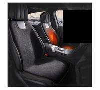 tnbru Housses Siège Auto Housse Siège Voiture Chauffante Polaire Graphène Chauffage Rapide 12/24V Chaud Peluche Protecteur Tapis Chauffant Coussin d'hiver Lot Housses Siège Voiture(2PCS Black)