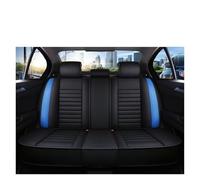 tnbru Housses Siège Auto pour Chevrolet pour Cruze pour Onix pour Ford pour Fiesta Accessoires Voiture Housses Siège Cuir PU Couverture Complète Style Lot Housses Siège Voiture(Blue Only Back Row)